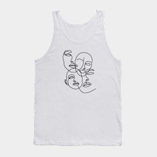 woman face Tank Top